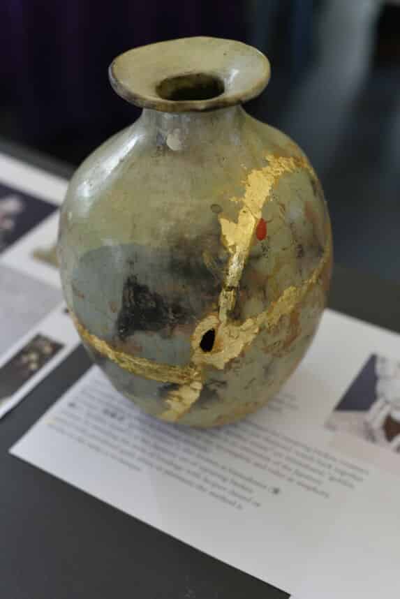 historic urn object at museum