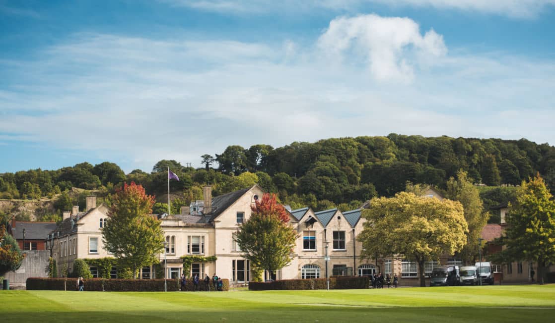 Beautiful school house buildings in Cotswold surroundings