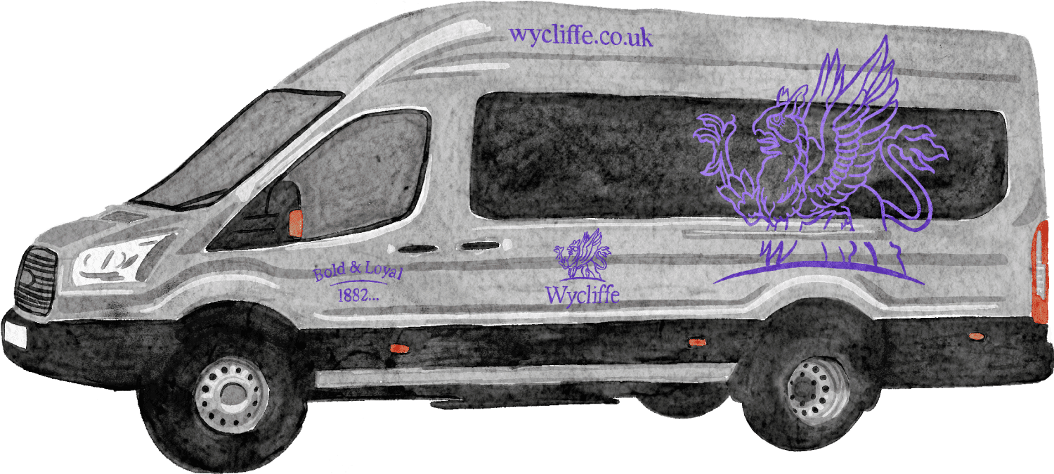 Wycliffe Mini Bus illustration