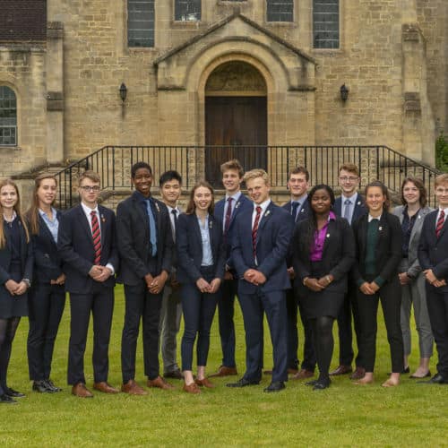 Group of school boys