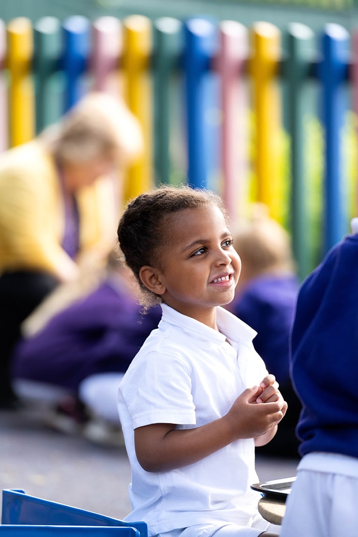 Nursery Child in playground