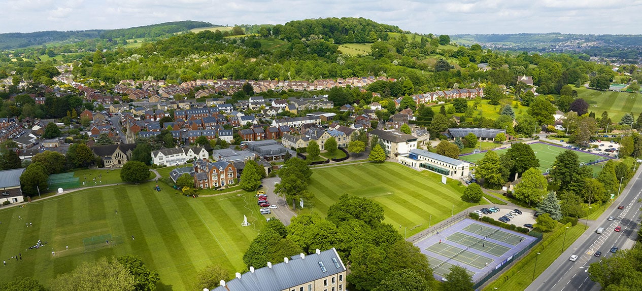 Wycliffe College drone image