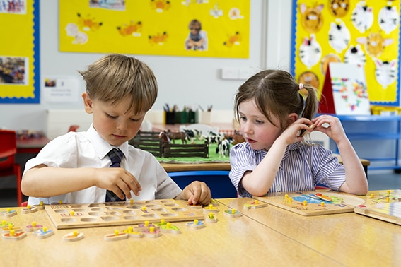 Wycliffe Pre-Prep classroom